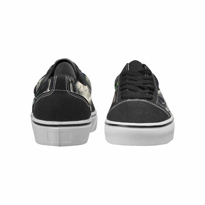 WOMEN'S Rainbow From Skull S Lace-Up Canvas Aesthetic Custom Shoes