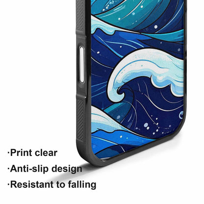 iPhone 17 Case — Glossy Winter Wave Cartoon Cute, Original Design Phone Case