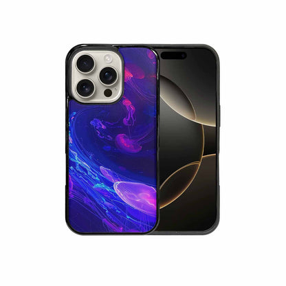 iPhone 16 Pro Case — Jellyfish Glow Jellyfish Glow Pattern Hundreds, Custom Print Case Cover