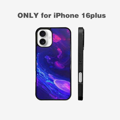 iPhone 16 Plus Case — Jellyfish Glow Jellyfish Glow Pattern Hundreds, Unique Phone Case Design