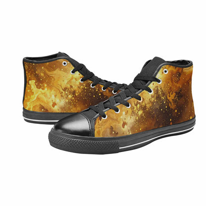 WOMEN'S Galaxy Art - High Top Canvas Dreamcore Shoes