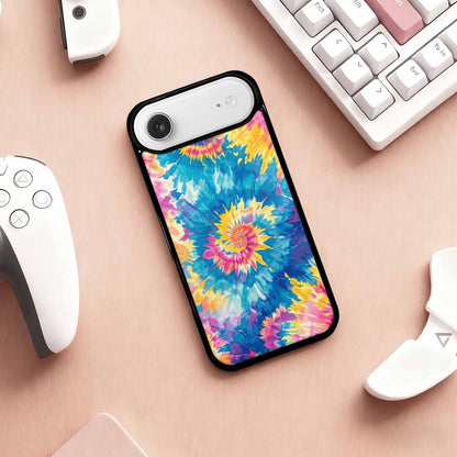 iPhone 17 Air Case — Small Tie Dye Swirl Pattern Tie, Customized Protective Case