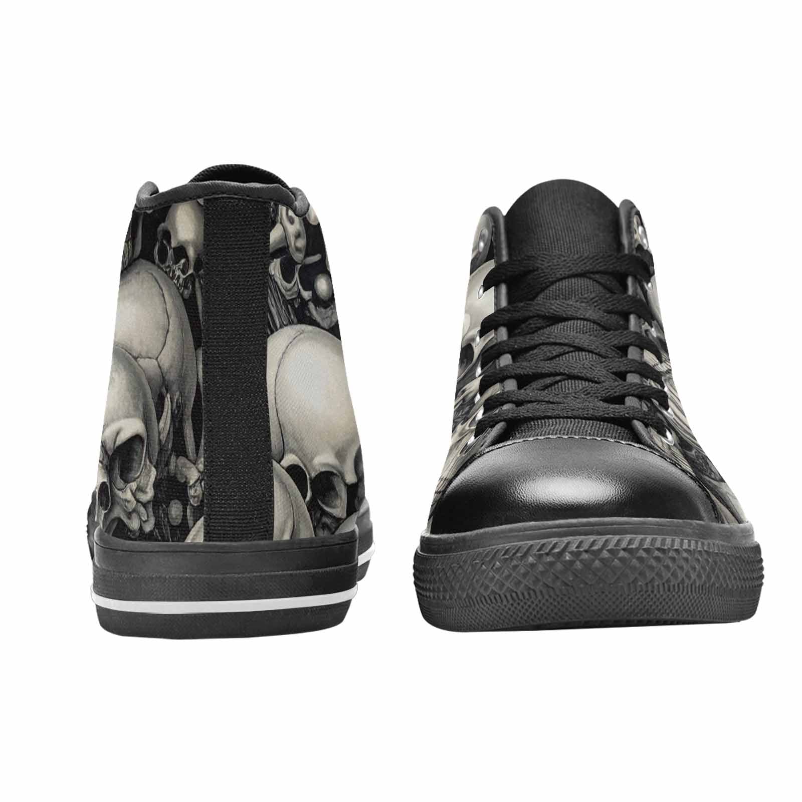 WOMEN'S Skulls - Classic High Top Canvas Surreal Custom Shoes