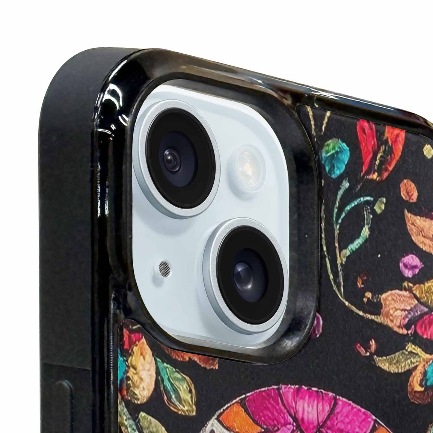 iPhone 15 Plus Case — Colorful Dia De Los Muertos Sugar, Personalized Phone Case