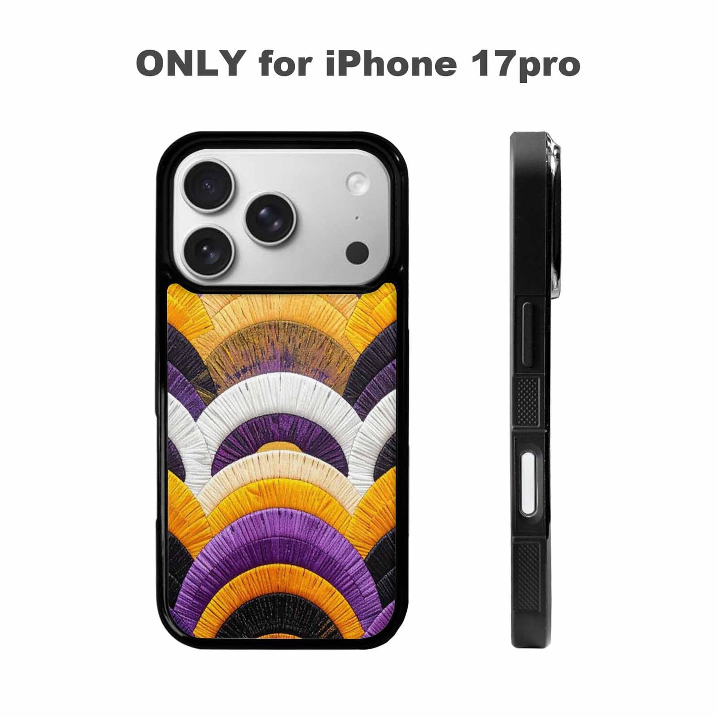 iPhone 17 Pro Case — Vivid Camo Nonbinary Pride Camo, Custom Designed Case Cover
