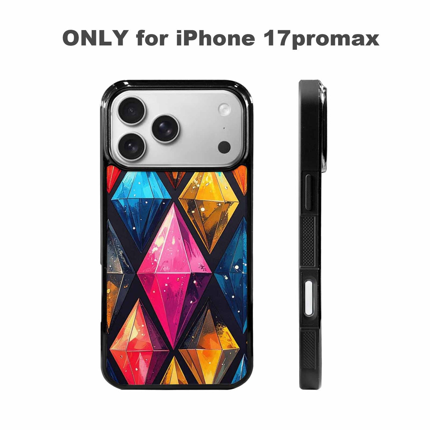 iPhone 17 Pro Max Case — Vintage Summer Diamond Retro Vintage, Original Design Phone Case