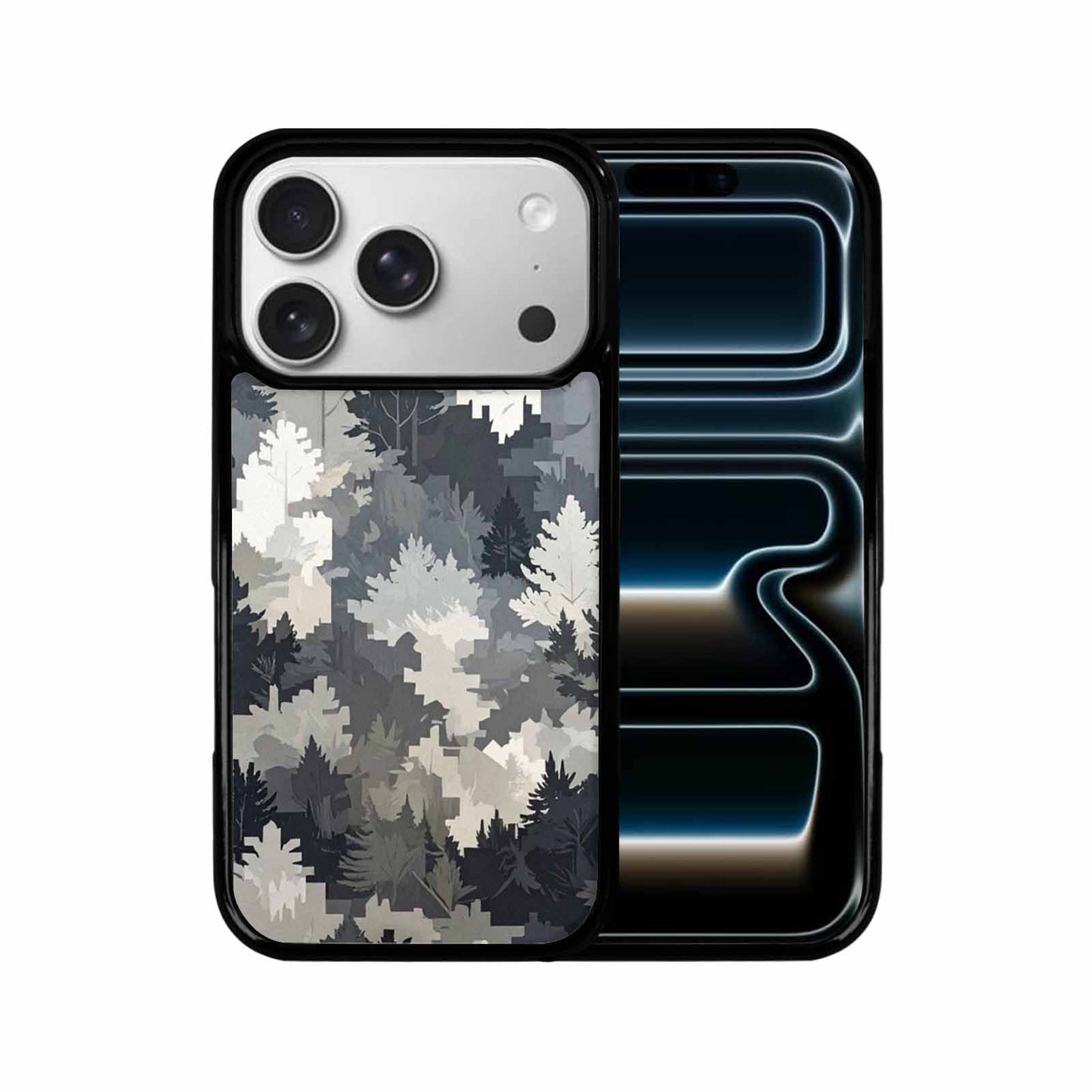 iPhone 17 Pro Case — Small Military Camouflage Blotch Pattern Camo, Original Design Phone Case