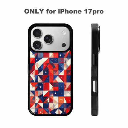 iPhone 17 Pro Case — Small American Flag Stars And Galaxy, Custom Phone Case