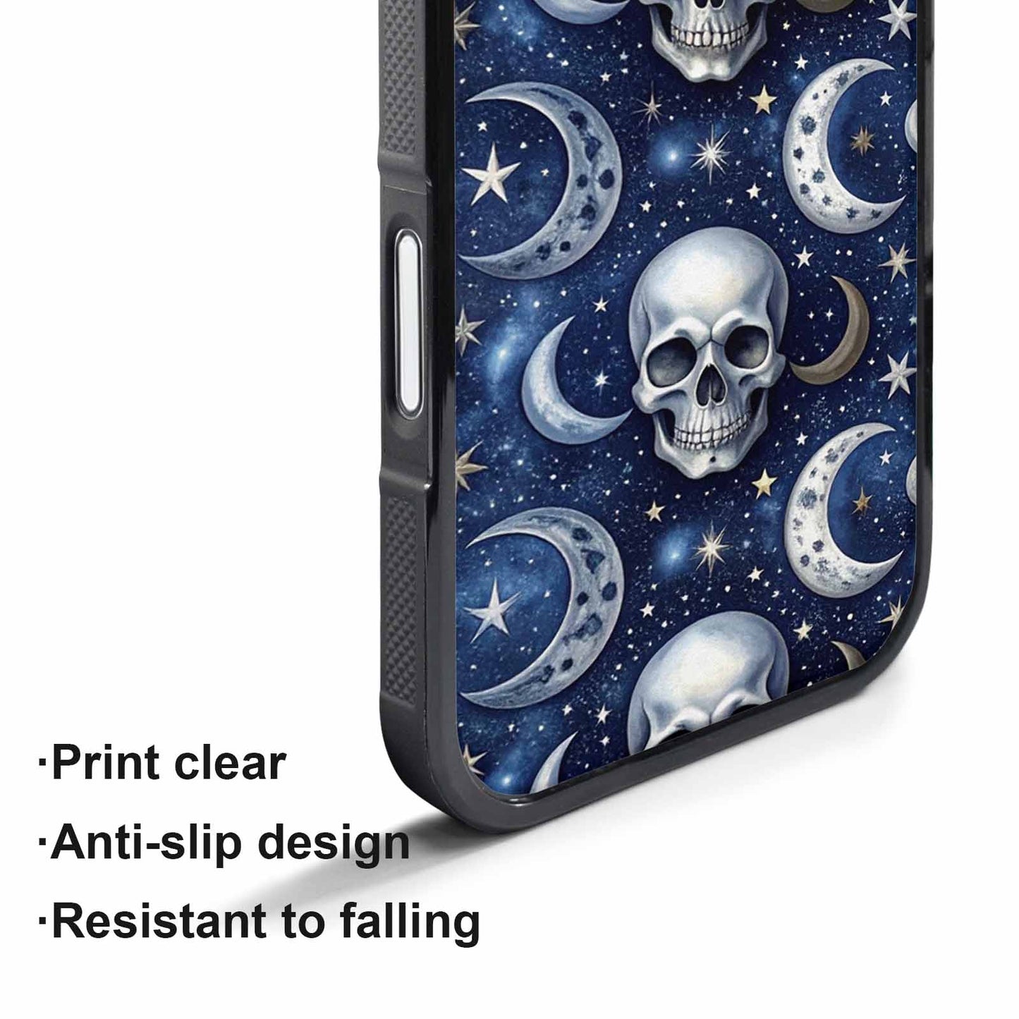 iPhone 17 Pro Case — Skull Dark Art Gothic Print Gothic, Custom Print Case Cover
