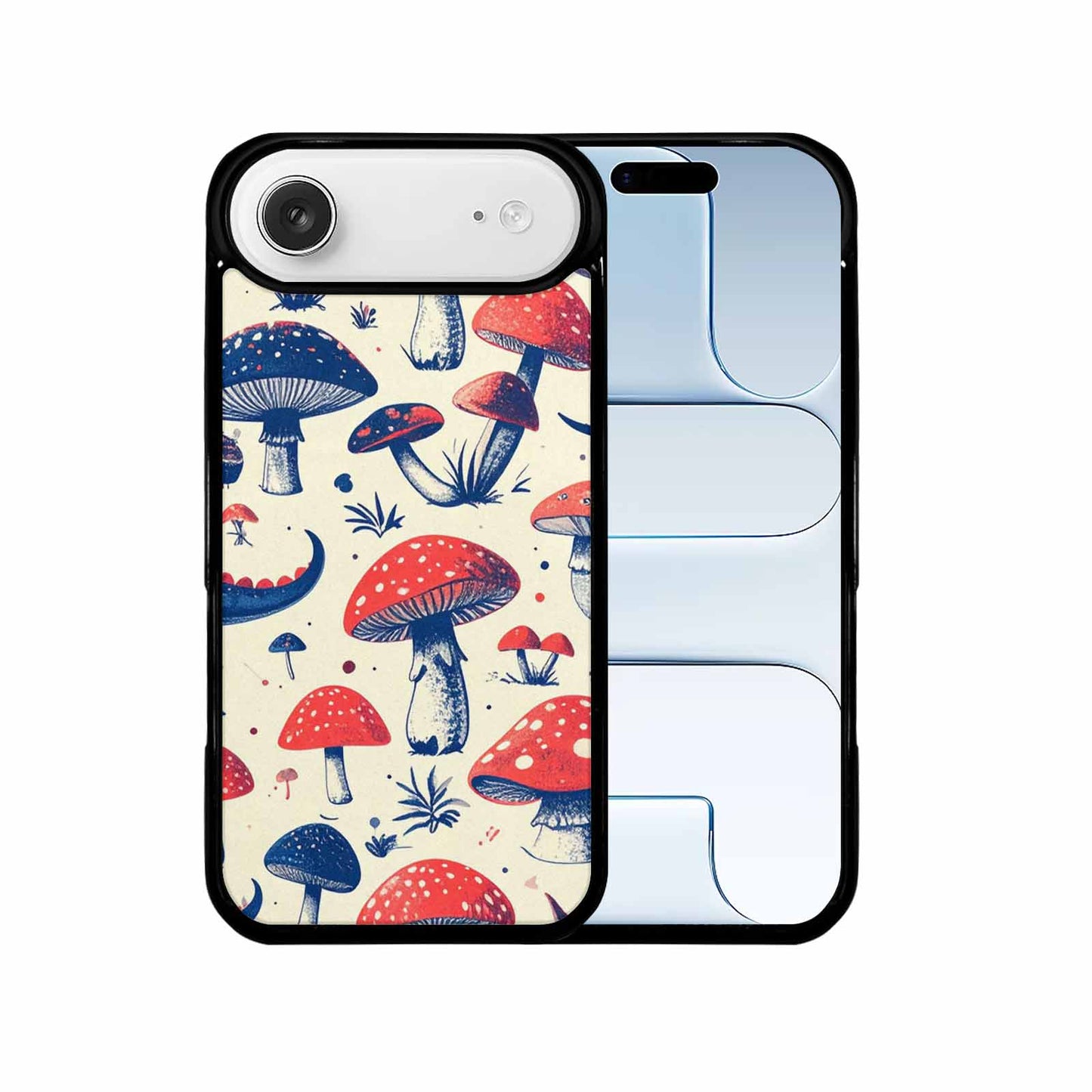 iPhone 17 Air Case — Vintage Dinosaurs Mushroom Retro Vintage, Custom Made Phone Cover