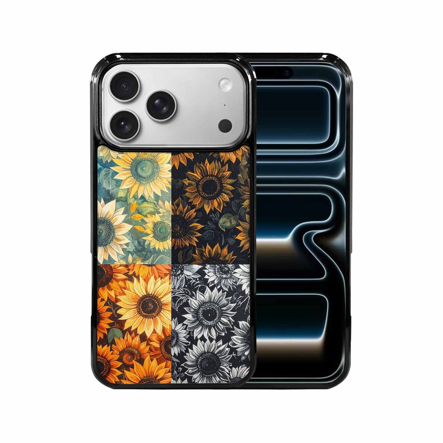 iPhone 17 Pro Max Case — Blend Melt Them Together Floral, Custom Print Case Cover