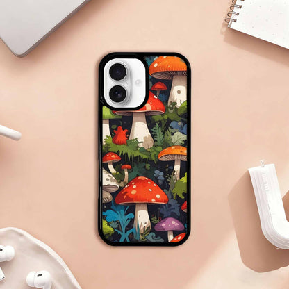 iPhone 17 Case — Mushrooms Camomushrooms Patter Xvt Camo, Custom Art Phone Cover