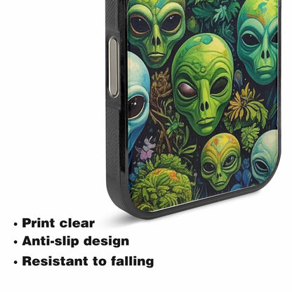 iPhone 15 Pro Max Case — Aliens Pattern Hundreds Of Sma Ajm, Unique Phone Case Design