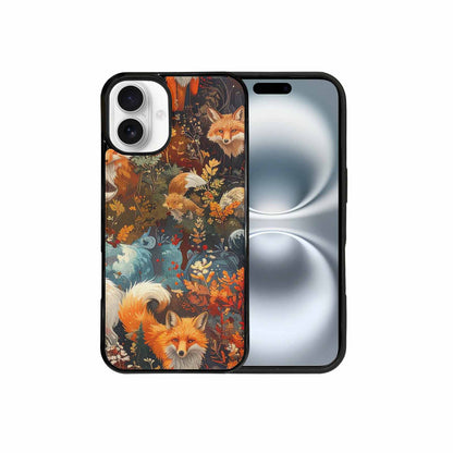 iPhone 16 Plus Case — Fox Forest Fox Forest Pattern Hundreds, Custom Art Phone Cover