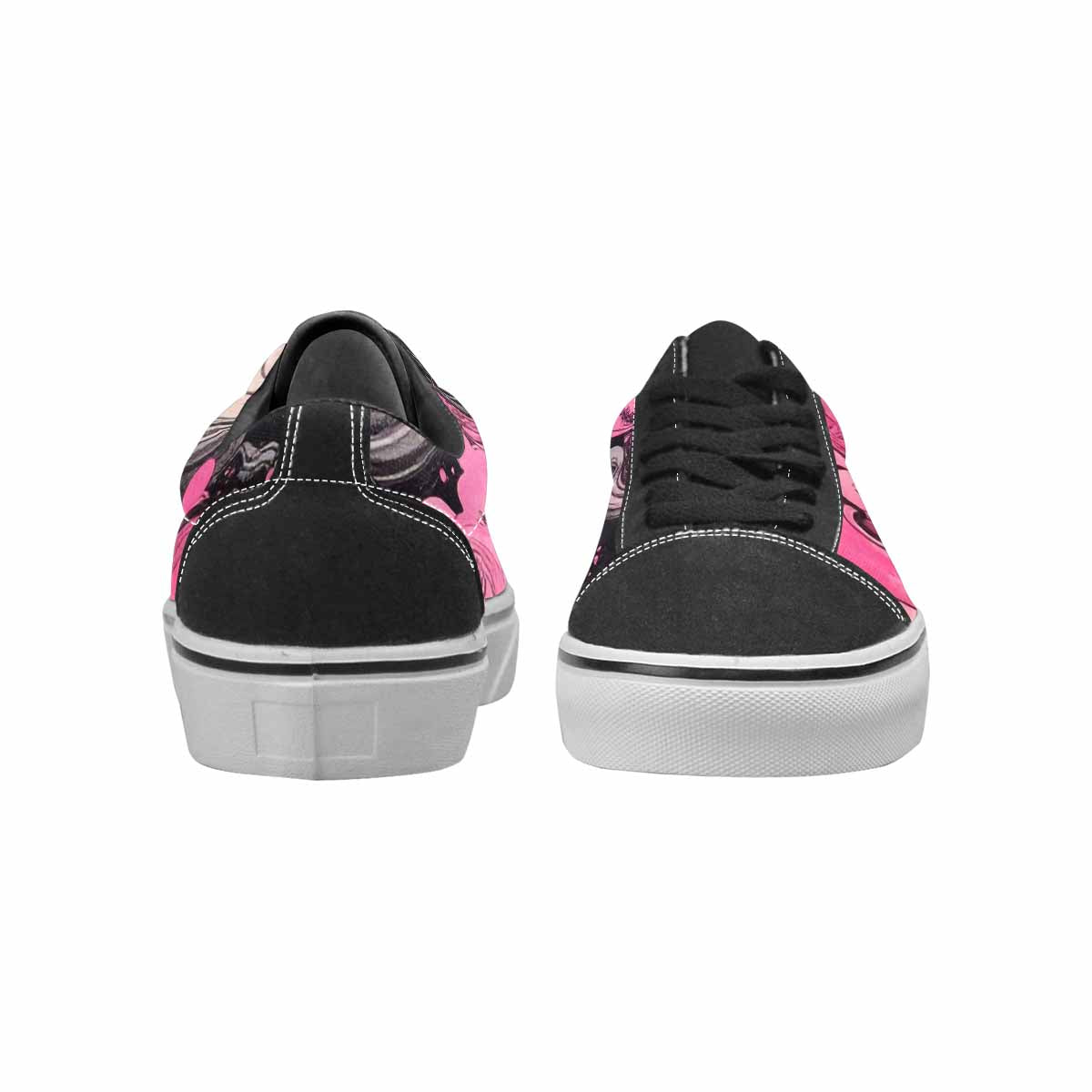 WOMEN'S Van Gogh Swirl Lace-Up Canvas Wallpaper Art Sneakers