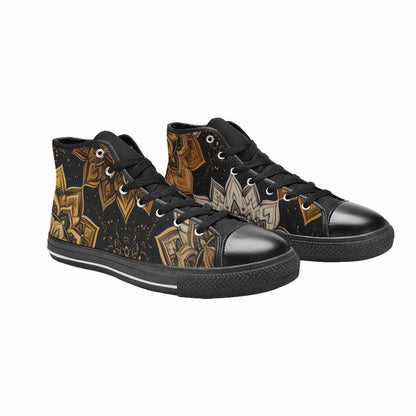 MEN'S Mandala High Top Canvas Aesthetic Custom Sneakers