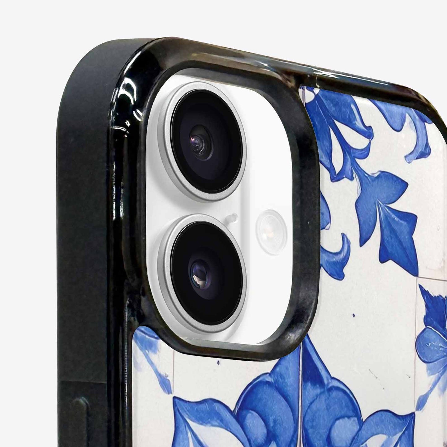 iPhone 16 Plus Case — Mexican Talavera Tile Pattern Floral Geometric, Custom Printed Phone Case