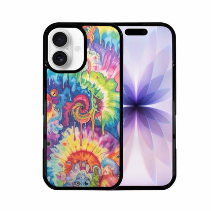 iPhone 17 Case — Aliens Tie Dyemelting Aliens Tie Dye, Custom Made Phone Cover