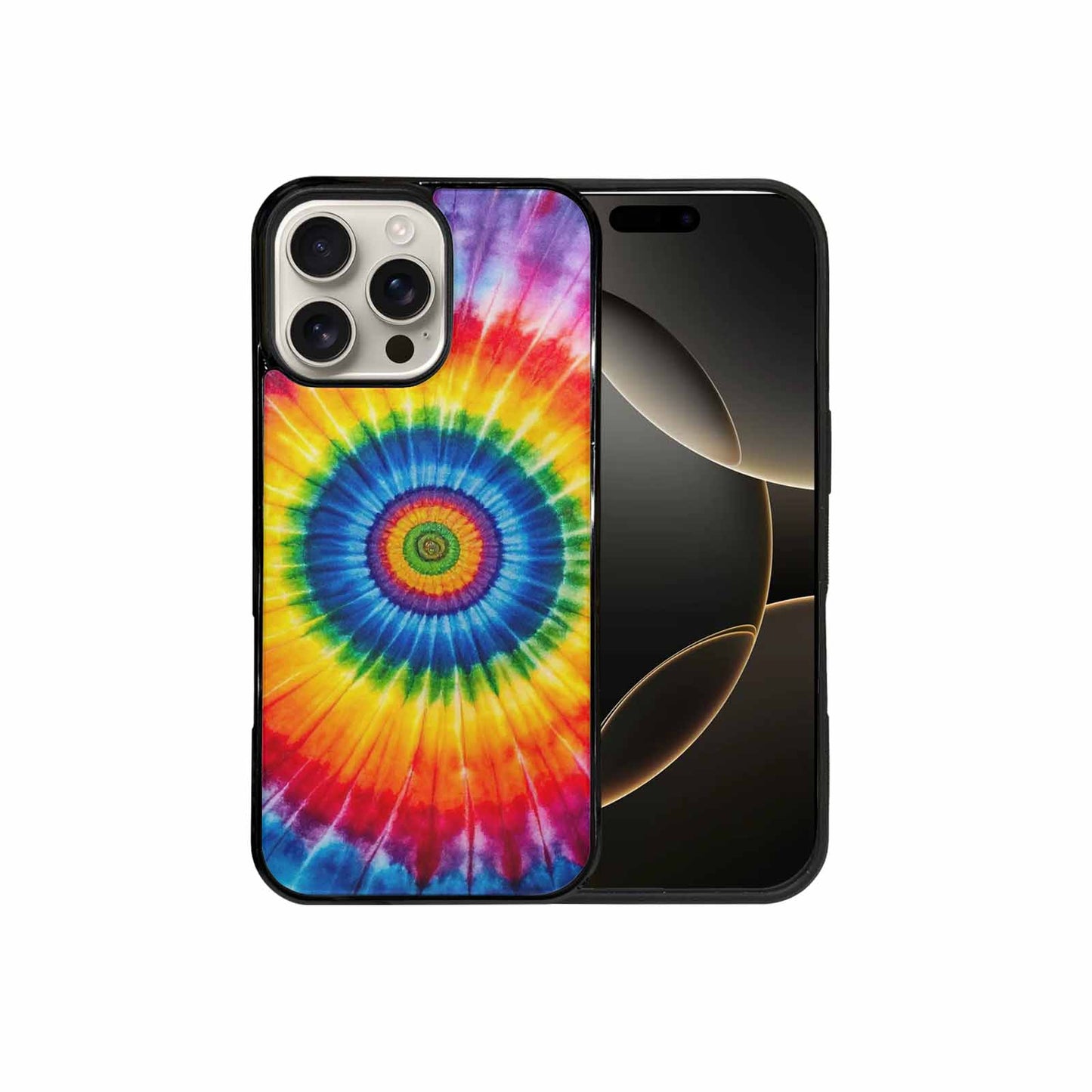 iPhone 16 Pro Max Case — A1 Fly Rainbow Spiral Tie Dye, Custom Art Phone Cover