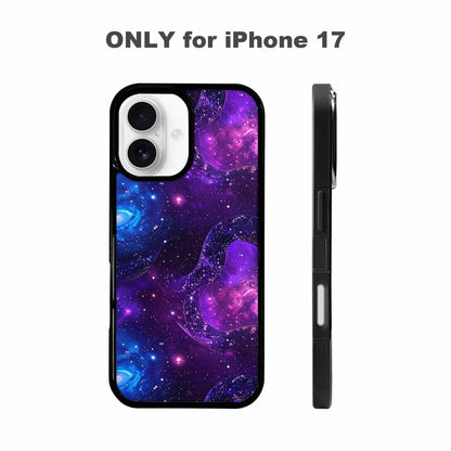 iPhone 17 Case — Galaxy Snake Print Galaxy Space, Original Design Phone Case
