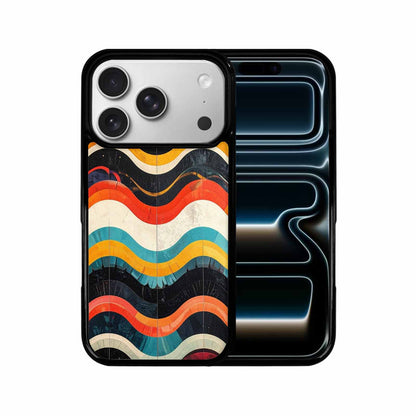 iPhone 17 Pro Case — Retro Wave Scallop Stripe Small Retro, Custom Made Phone Cover