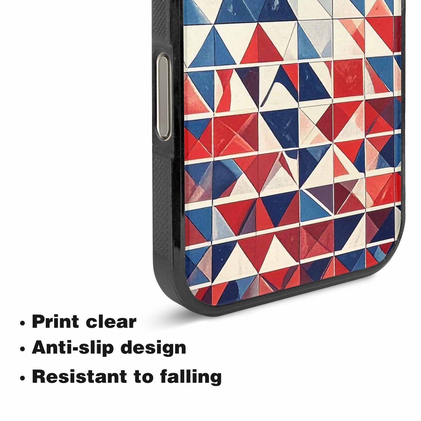 iPhone 16 Pro Max Case — Small American Flag Stars And Stripes, Personalized Phone Case