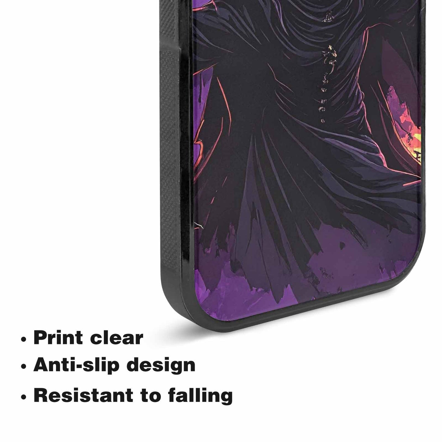 iPhone 15 Plus Case — Scary Horror Halloween Art Print Edge, Custom Designed Case Cover