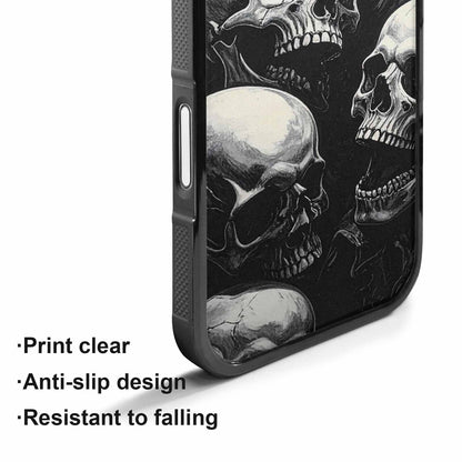 iPhone 17 Case — Skull Dark Art Gothic Print Gothic, Custom Print Case Cover
