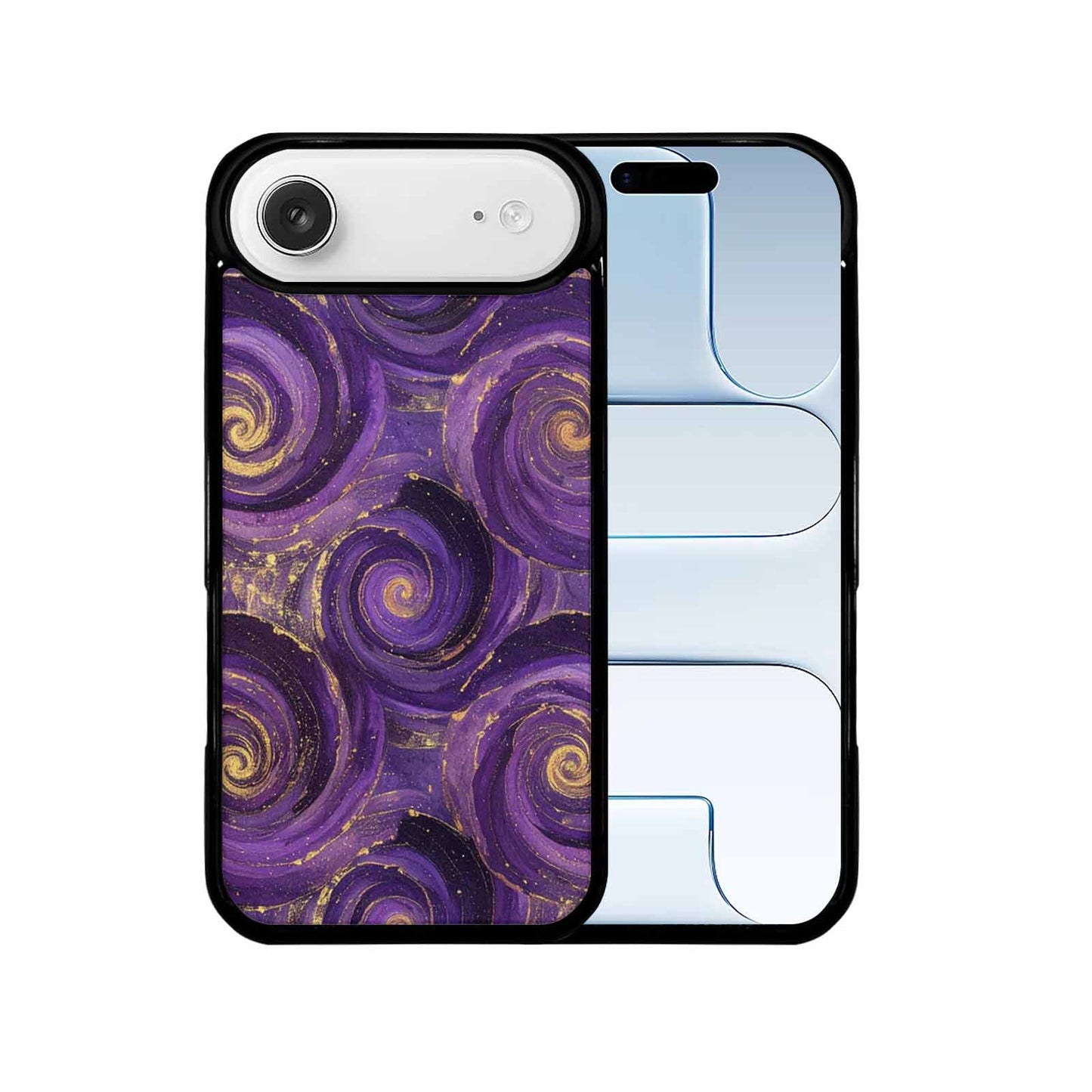 iPhone 17 Air Case — Swirling Brushstroke Starry Night Texture Galaxy, Custom Designed Case Cover