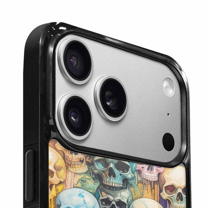 iPhone 17 Pro Case — Skulls Marbleskulls Pattern Kyq Gothic Skulls, Personalized Phone Case