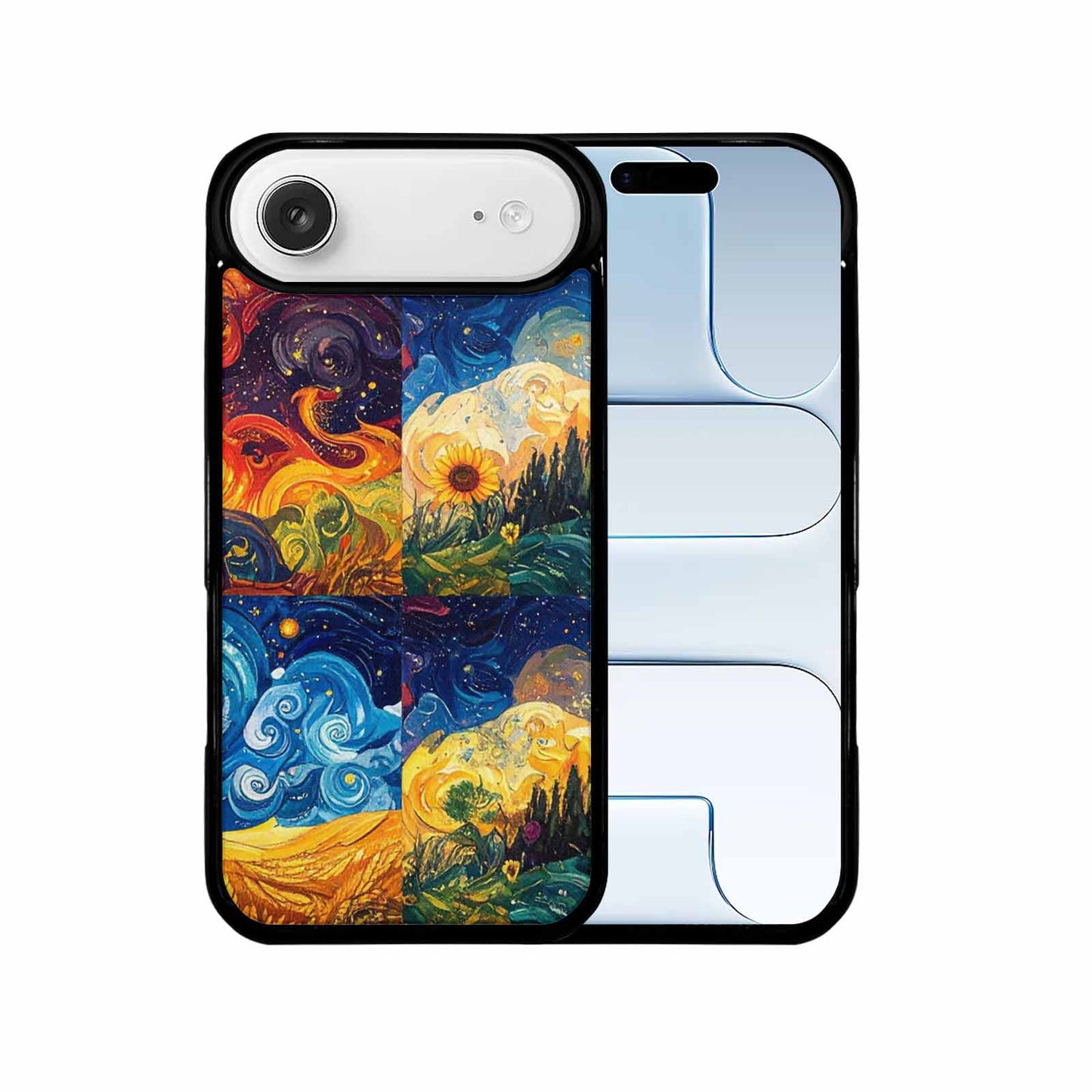 iPhone 17 Air Case — Small Van Gogh Style Swirl Galaxy, Custom Made Phone Cover
