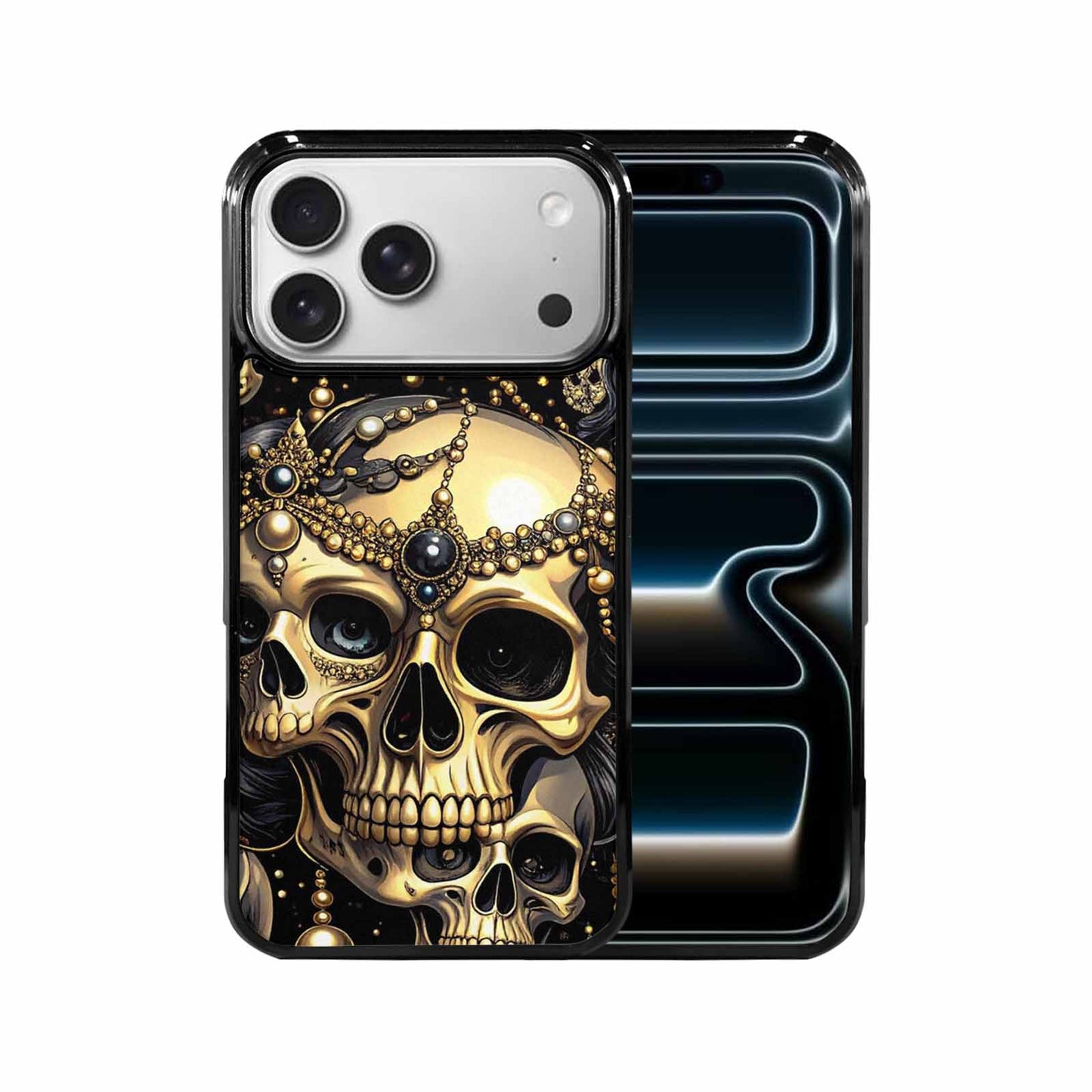 iPhone 17 Pro Max Case — Skull Dark Art Gothic Print Gothic, Original Design Phone Case