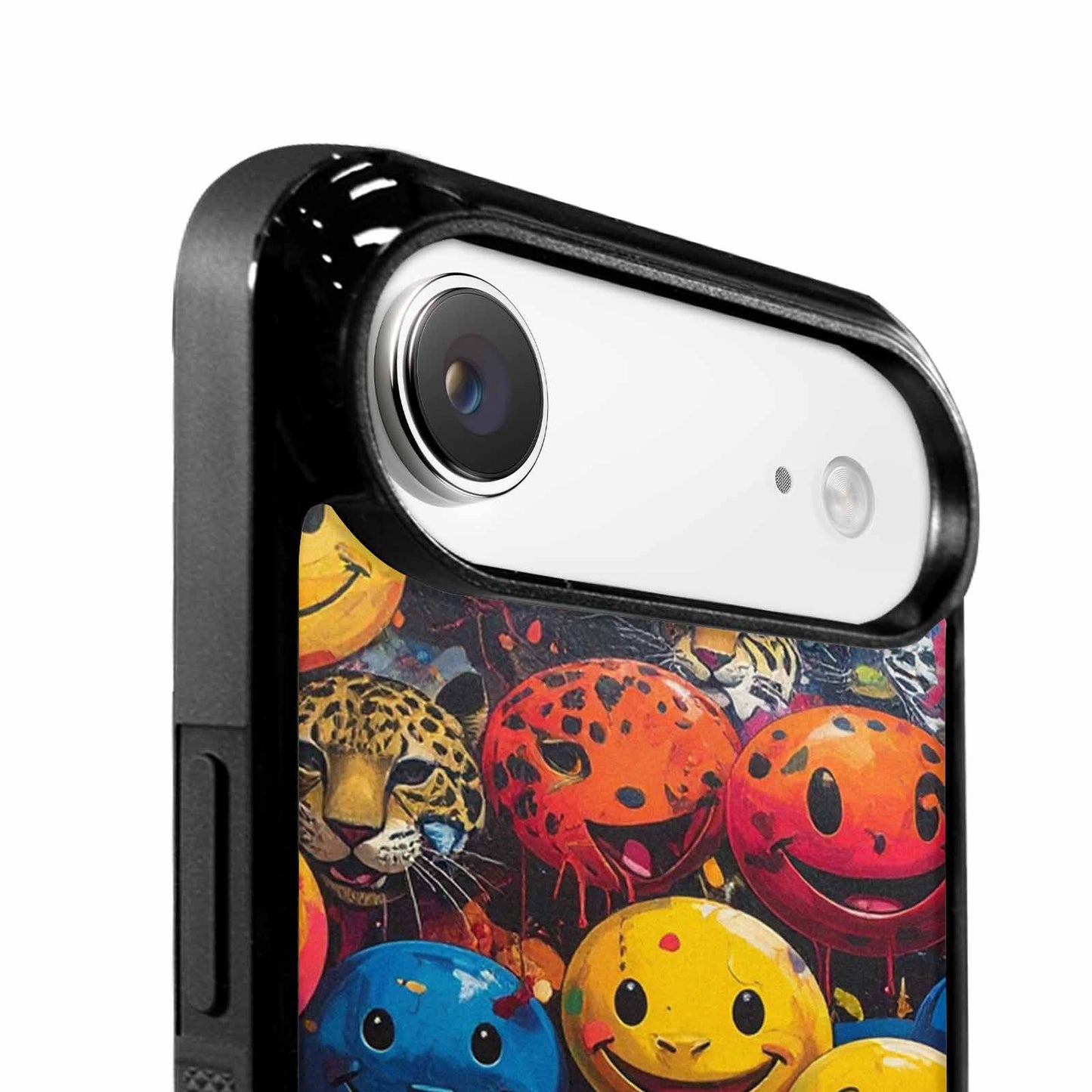 iPhone 17 Air Case — Smiley Faces Pattern Hundreds Uy4 Original, Custom Print Case Cover