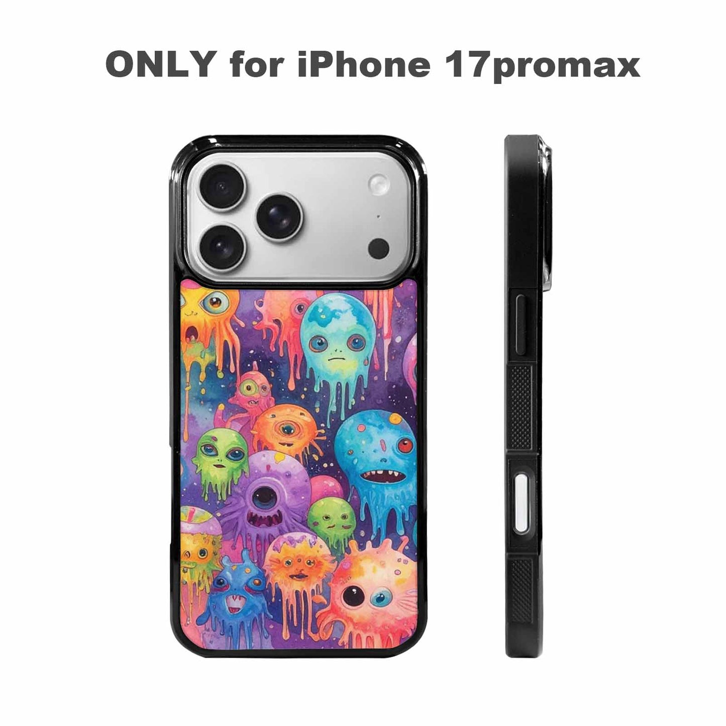 iPhone 17 Pro Max Case — Aliens Tie Dyemelting Aliens Tie Dye, Custom Made Phone Cover