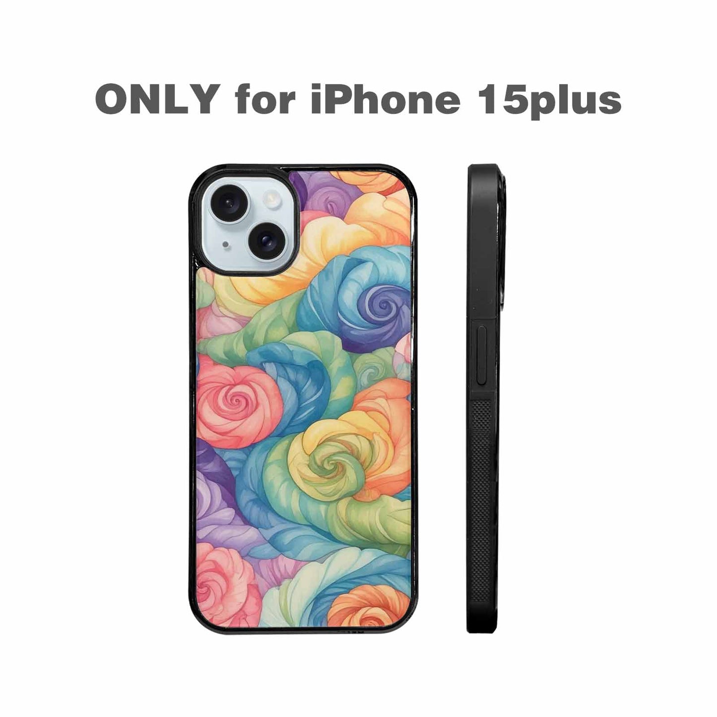 iPhone 15 Plus Case — Tie Dye Swirls Tie Dye Swirls, Custom Phone Case