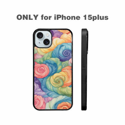 iPhone 15 Plus Case — Tie Dye Swirls Tie Dye Swirls, Custom Phone Case