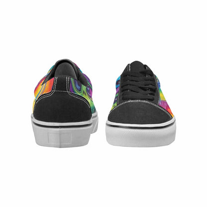 WOMEN'S Aliens  Tie Dye Lace-Up Canvas Y2K Shoes