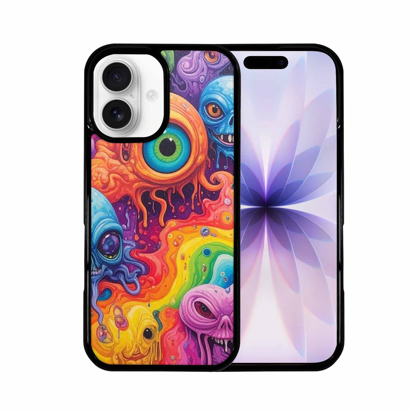 iPhone 17 Case — Aliens Tie Dyemelting Aliens Tie Dye, Custom Designed Case Cover