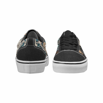 MEN'S Mandala Canvas Lace-Up Wallpaper Art Custom Shoes