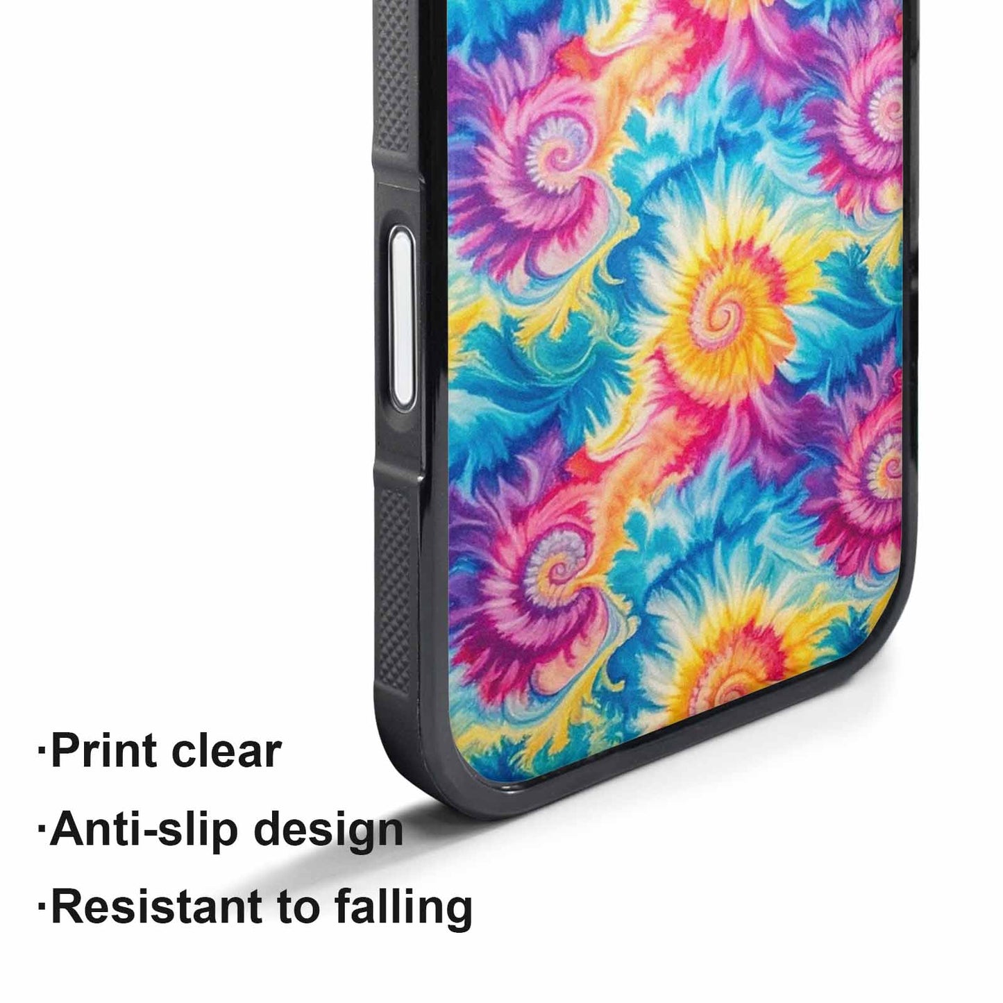 iPhone 17 Pro Max Case — Small Tie Dye Swirl Tie Dye, Custom Printed Phone Case