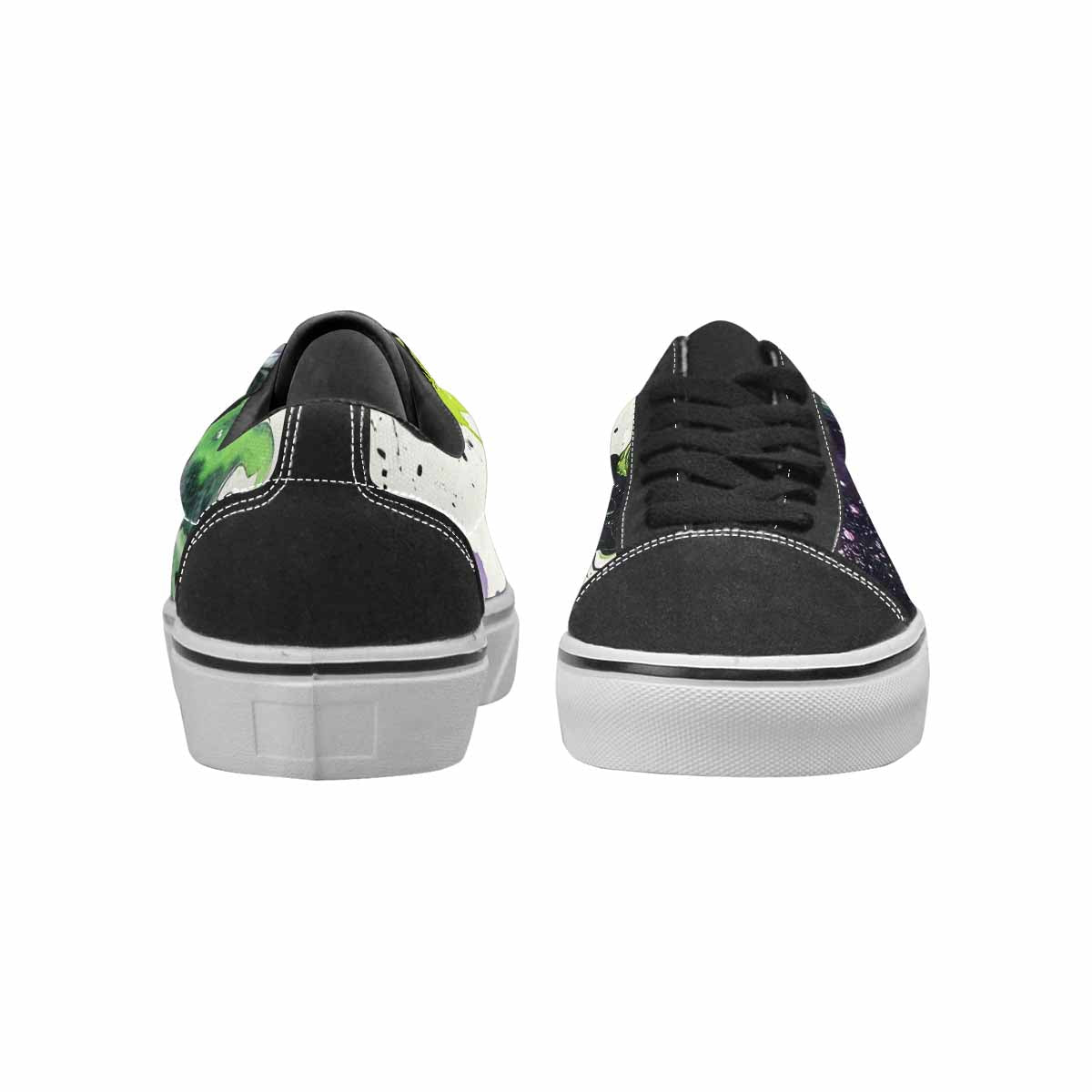 WOMEN'S Galaxy Nebula Lace-Up Canvas Grunge Custom Shoes