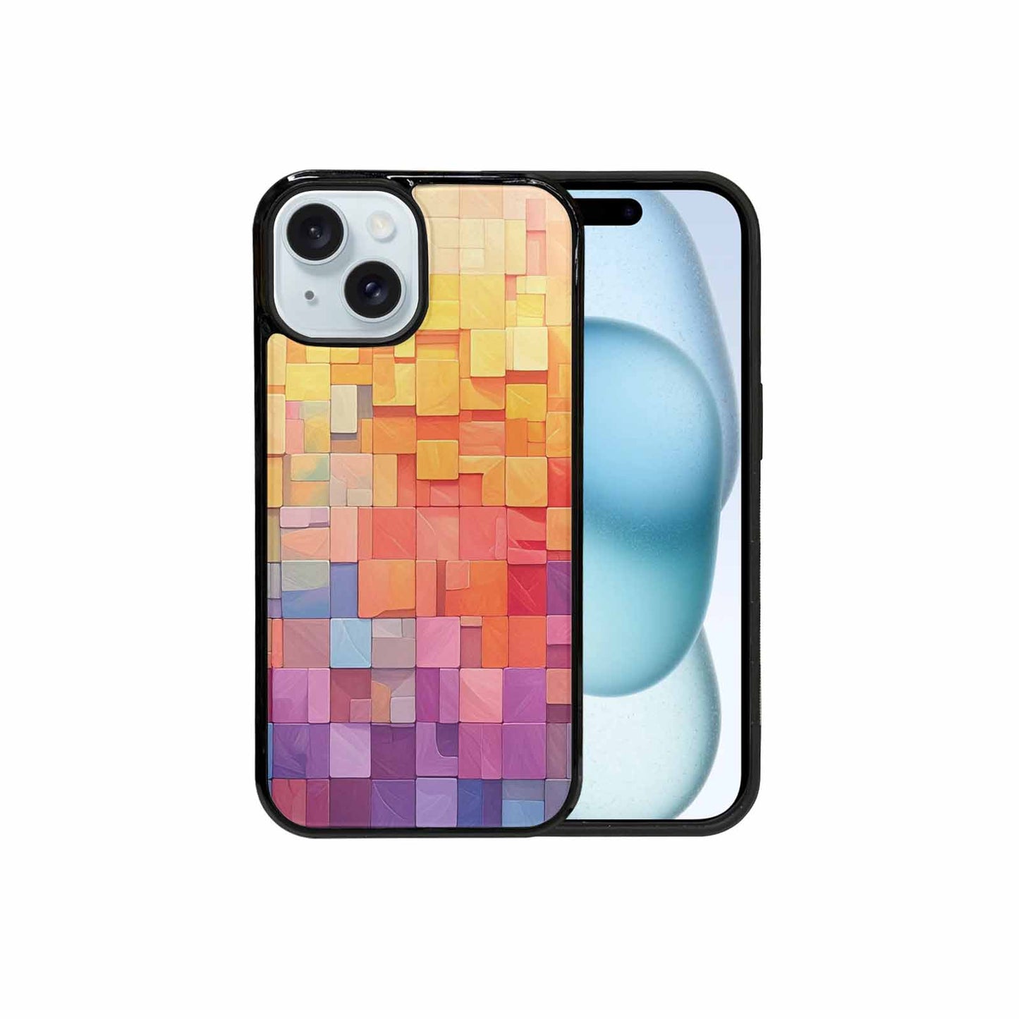iPhone 15 Case — Color Gradient Fade Pattern Hundreds Of, Personalized Phone Case
