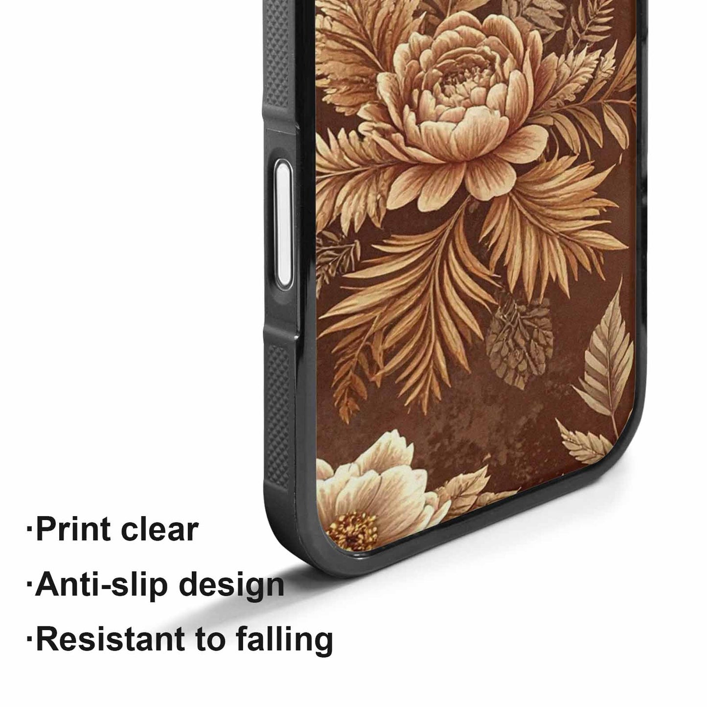 iPhone 17 Case — Vintage Botanical Art Pattern Floral, Custom Printed Phone Case