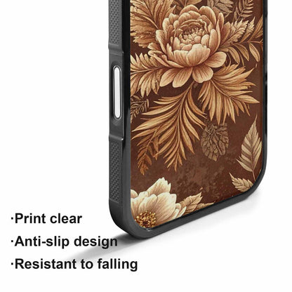 iPhone 17 Case — Vintage Botanical Art Pattern Floral, Custom Printed Phone Case