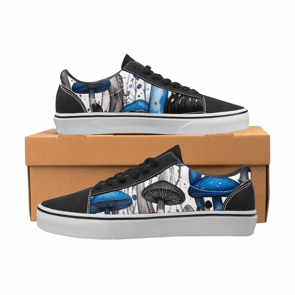 WOMEN'S Mushrooms (general) Lace-Up Canvas Y2K Shoes