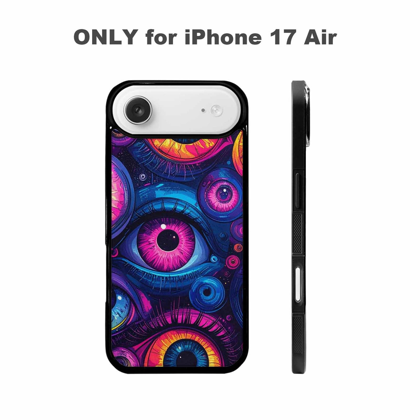 iPhone 17 Air Case — Seamless Tileable Pattern Of Overlapping Cartoon, Custom Print Case Cover
