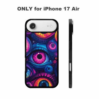 iPhone 17 Air Case — Seamless Tileable Pattern Of Overlapping Cartoon, Custom Print Case Cover