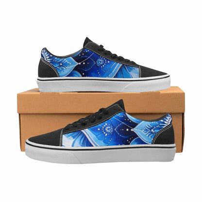 MEN'S Boho Mandala Canvas Lace-Up Vibrant Chaos Custom Sneakers
