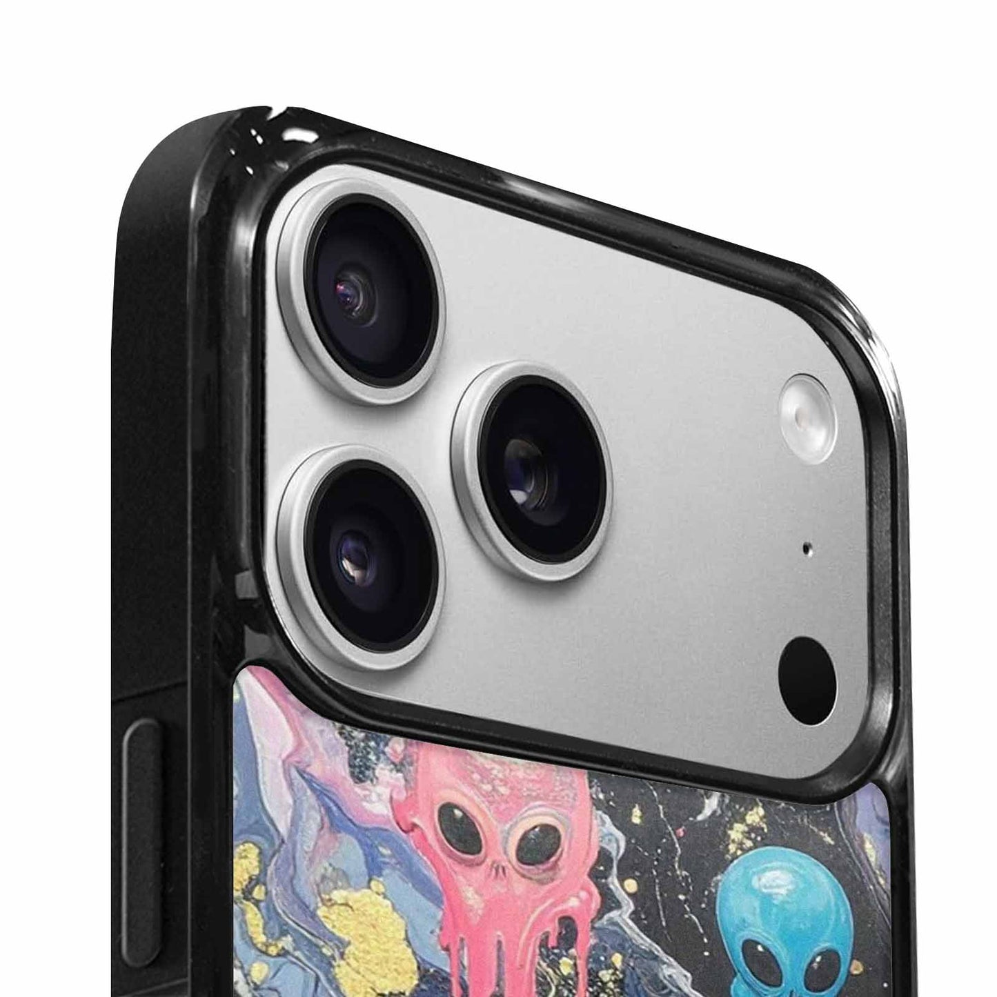 iPhone 17 Pro Max Case — Aliens Marblemelting Aliens Pa Alien Scifi, Custom Designed Case Cover