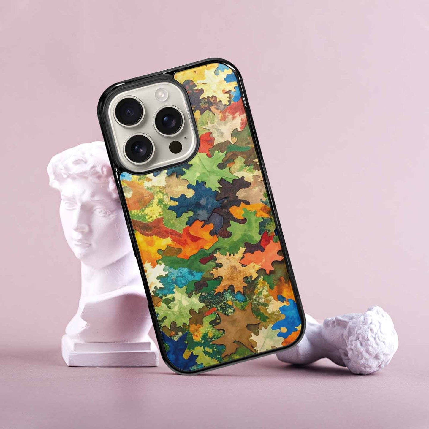 iPhone 16 Pro Case — Camo Patches Full Color Vibrant Camo, Personalized Phone Case